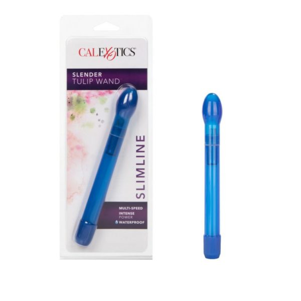 Slender tulip wand blue