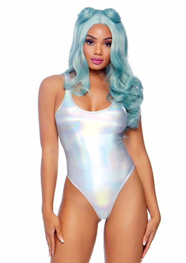 Spandex keyhole bodysuit