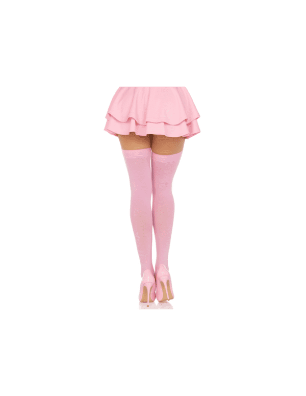 Leg avenue medias rosa pastel - Imagen 2