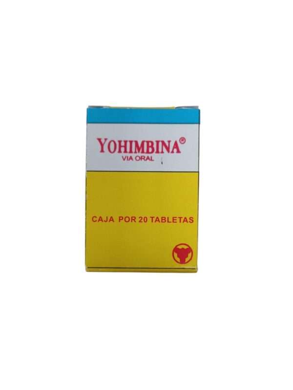 YOHIMBINA ORAL 20 TABLETAS